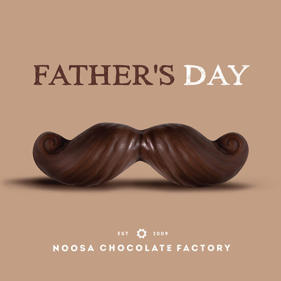 Noosa Chocolate Factory handcrafted chocolate moustaches