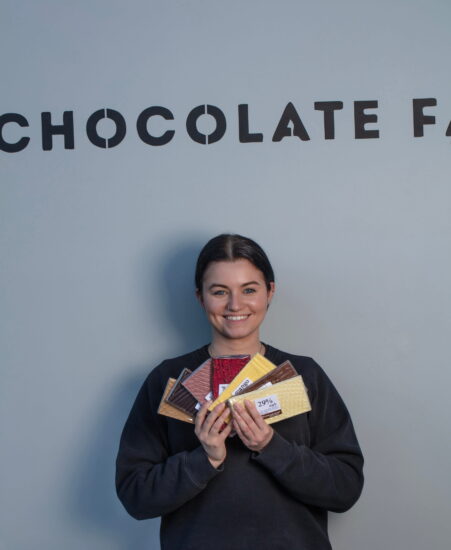 Store manager Neza, Noosa Chocolate Factory Hastings Street